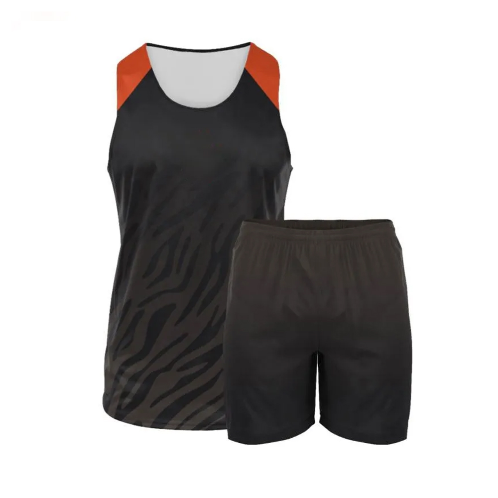 Wholesale Custom Made Sublimation Youth Track And Field Running Uniforms