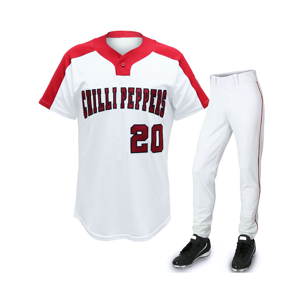 2 Button Baseball Uniform with Heavy/Light GSM