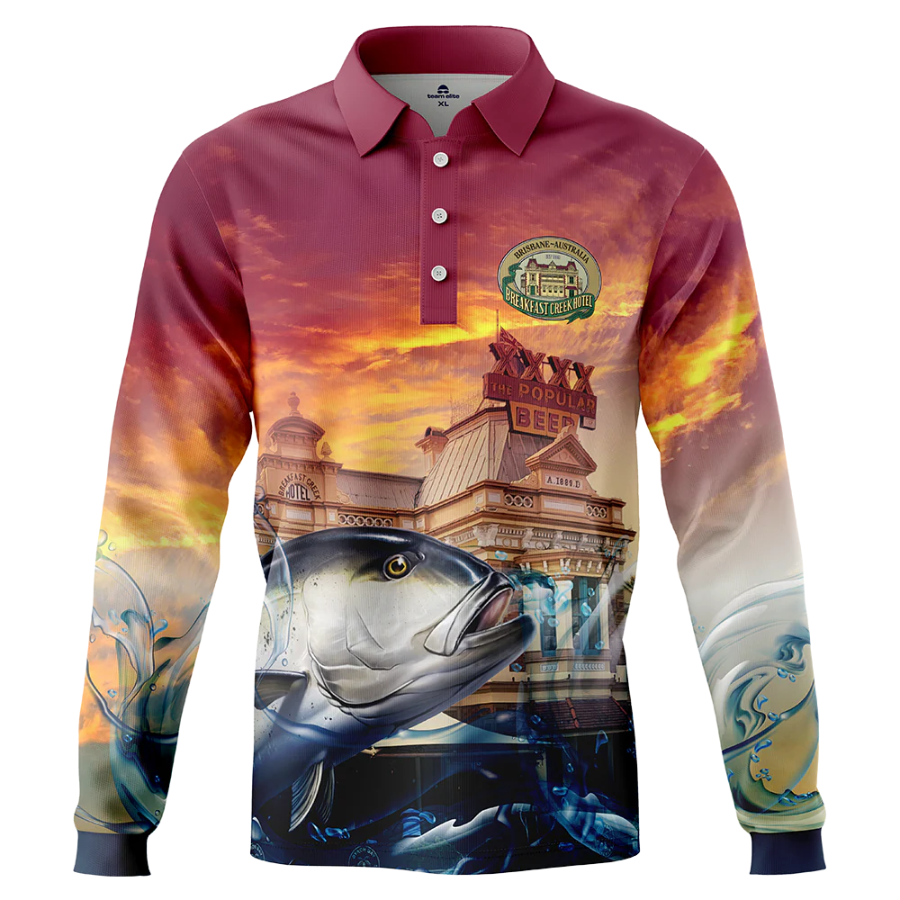 Fishing Polo Shirt Long Sleeve