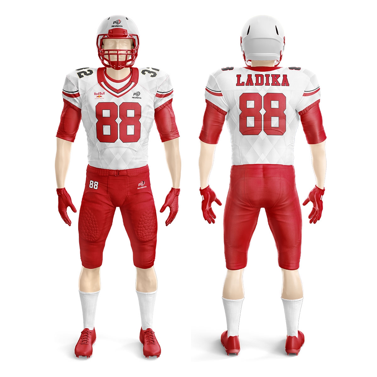 Tackle Football Uniform with Heavy Spandex Material